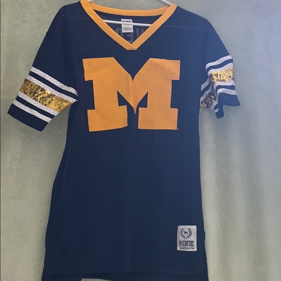 Sweat à Capuche Victoria's Secret "Spartans" Michigan - Rose - Taille XS - Neuf Avec étiquette